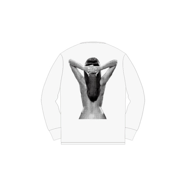 PLAYBOY L/S TEE WHITE