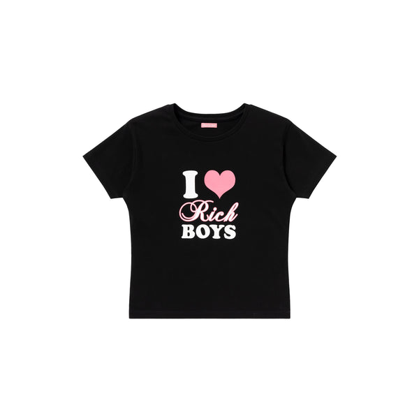 RICH BOYS BABY TEE BLACK