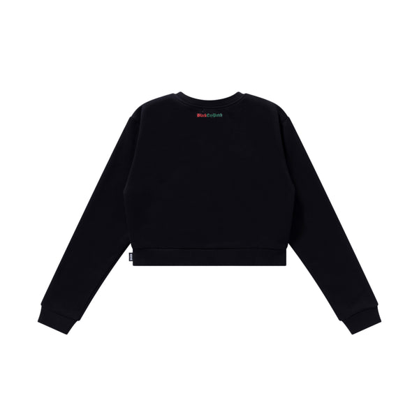 SANTA BABY CREW SWEAT BLACK