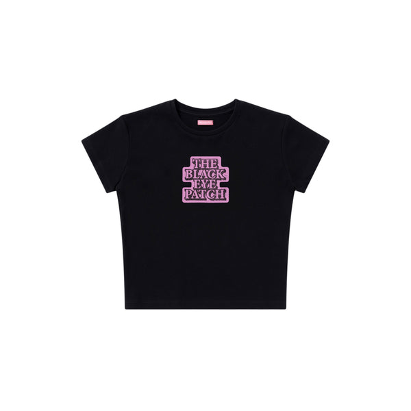 OG LABEL BABY TEE BLACK