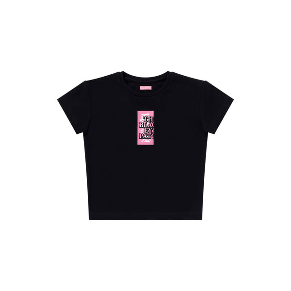 HWC LABEL BABY TEE BLACK