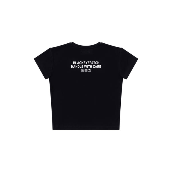 HWC LABEL BABY TEE BLACK