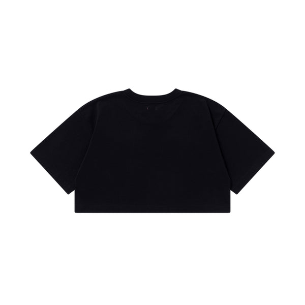 BIG BUSINESS CROPPED TEE BLACK