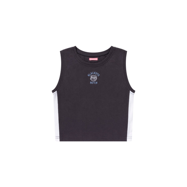 BULLDOG LOGO SLEEVELESS TEE GRAY