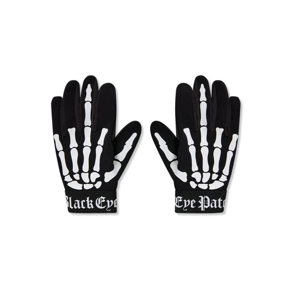 SKELETON’S FINGER GLOVES BLACK