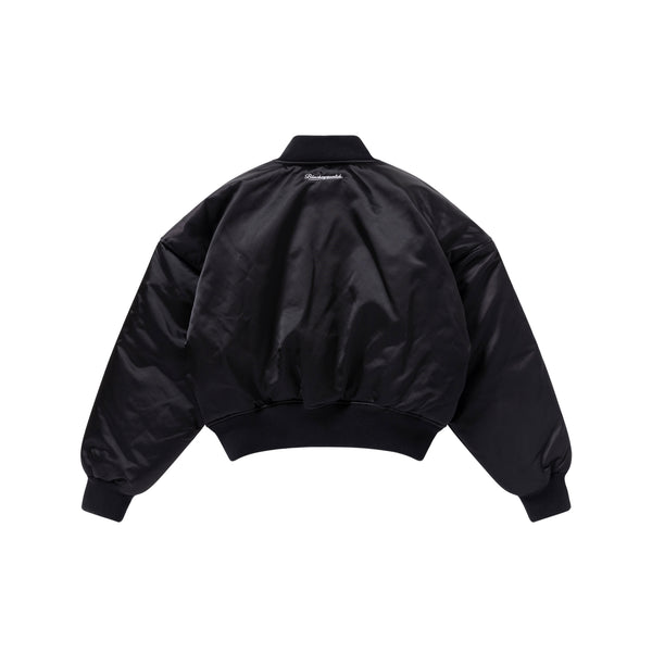 LOW SCRIPT STADIUM JACKET BLACK