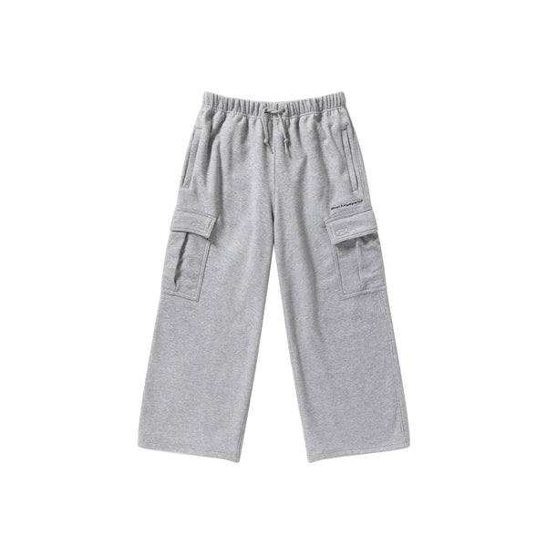 LOOSE CARGO SWEAT PANTS HEATHER GRAY