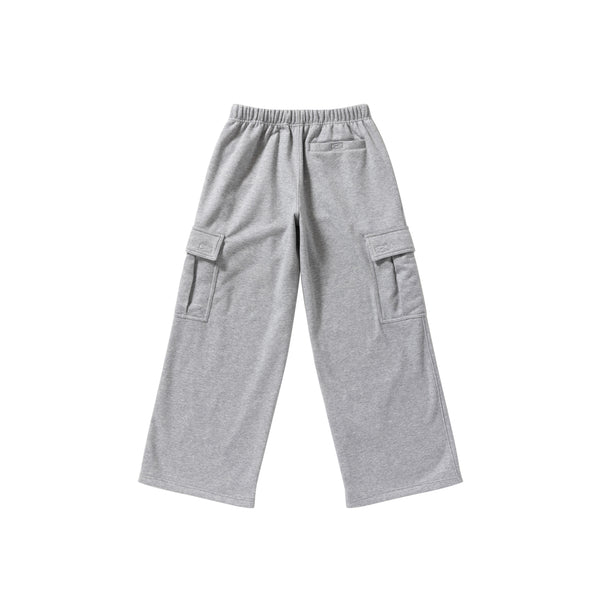 LOOSE CARGO SWEAT PANTS HEATHER GRAY