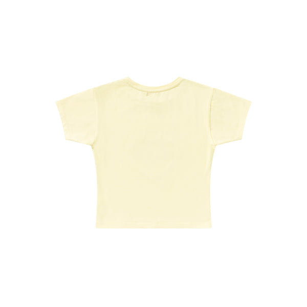 LOYAL 2 U BABY TEE LIGHT YELLOW