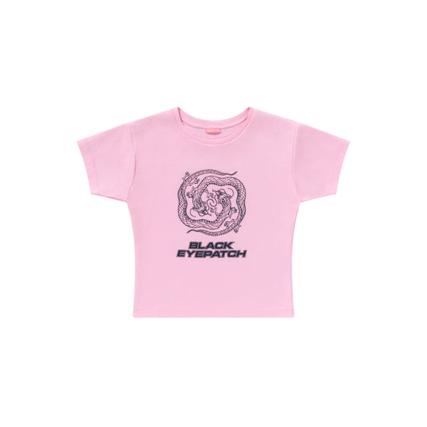 DRAGON SWIRL BABY TEE PINK