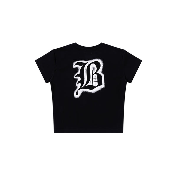 ALL CITY O.E. SPRAYED BABY TEE BLACK