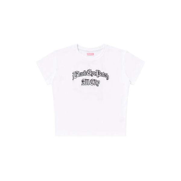 ALL CITY O.E. SPRAYED BABY TEE WHITE