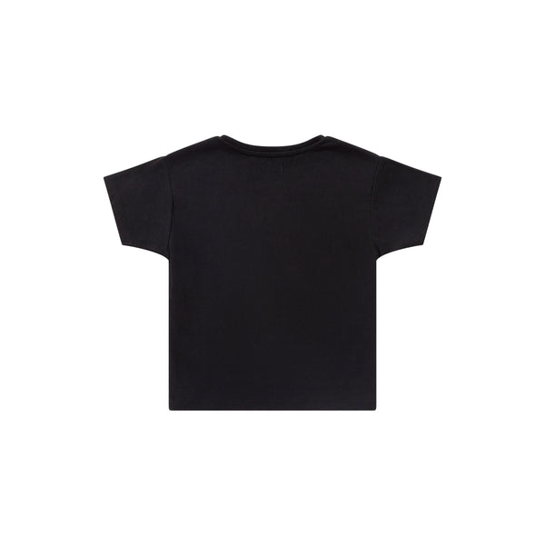 KUROGANTAI BABY TEE BLACK