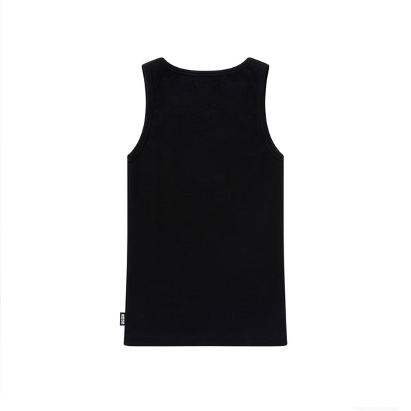 OG LABEL RIBBED TANK BLACK