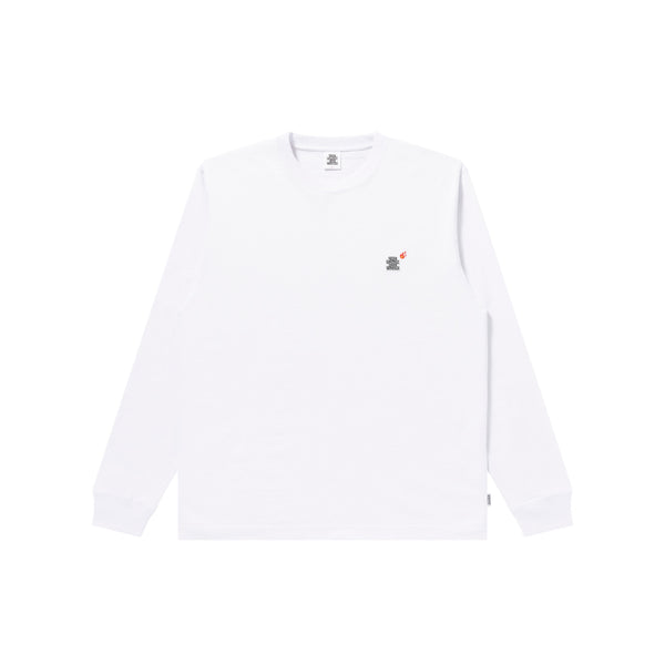 CUSTUM SMALL OG L/S TEE WHITE