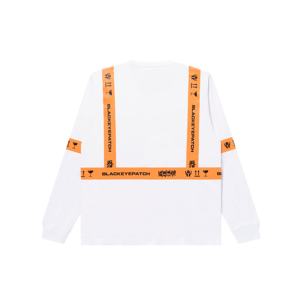 SAFETY L/S TEE WHITE