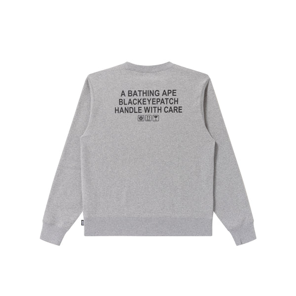 BEP x BAPE CREWNECK SWEAT GRAY
