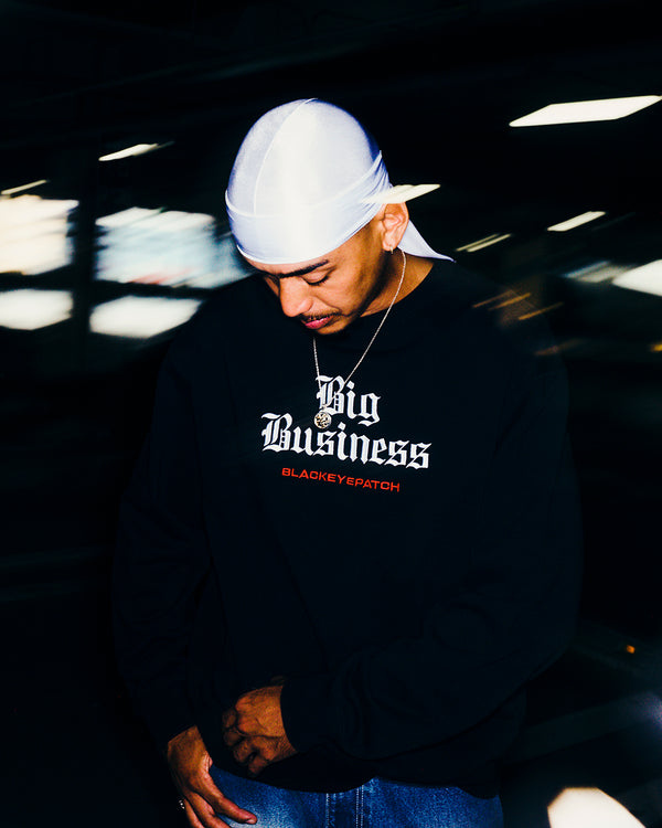 BIG BUSINESS CREW SWEAT BLACK