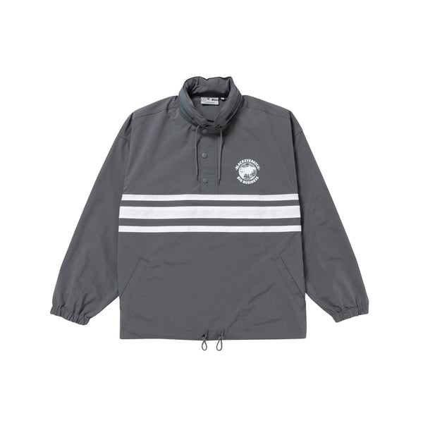 BIG BUSINESS NYLON ANORAK CHARCOAL