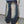 B EMBLEM BAGGY JEANS DARK INDIGO