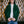 B EMBLEM PATTERNED JACKET GREEN
