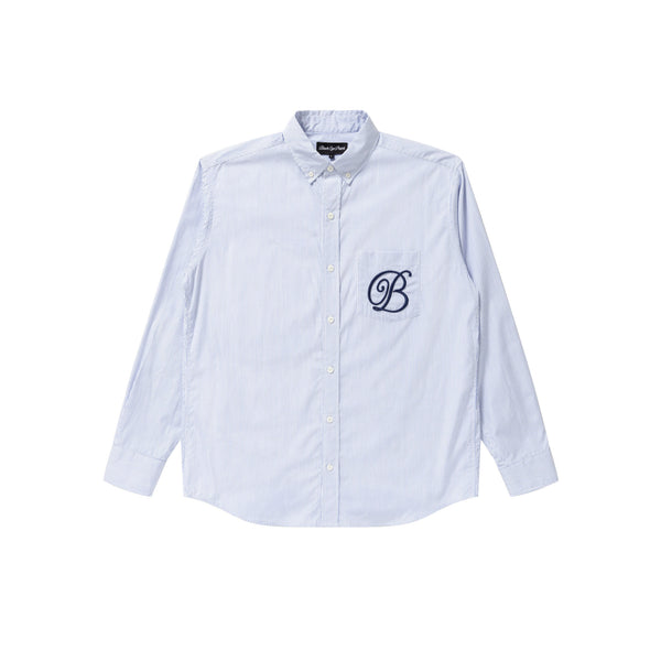 B EMBLEM SHIRT STRIPE