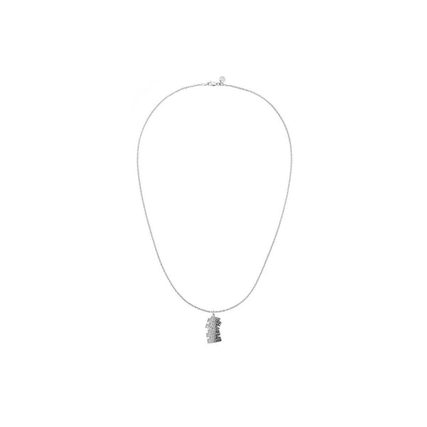BEP001 "DOUBLE OG LABEL PENDANT" SILVER