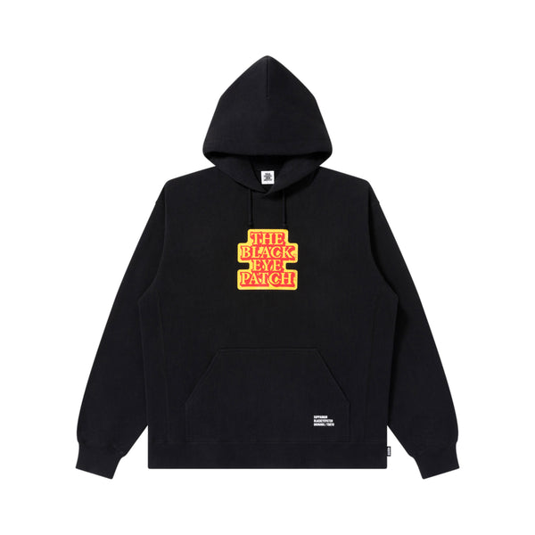 SUPPAIMAN OG LABEL HOODIE BLACK