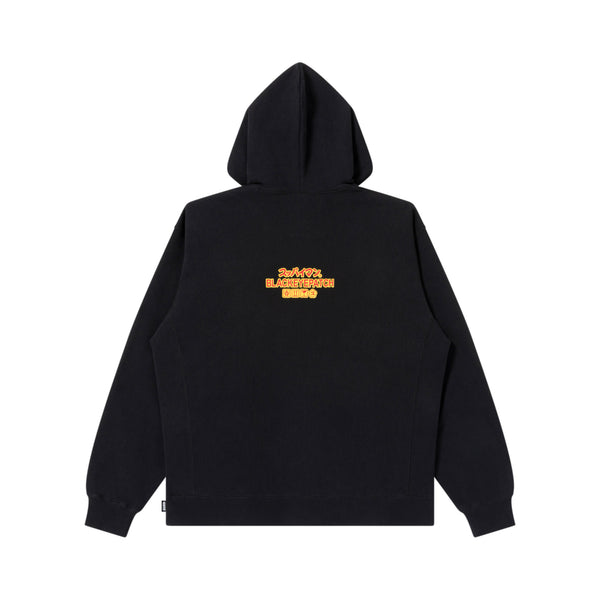 SUPPAIMAN OG LABEL HOODIE BLACK