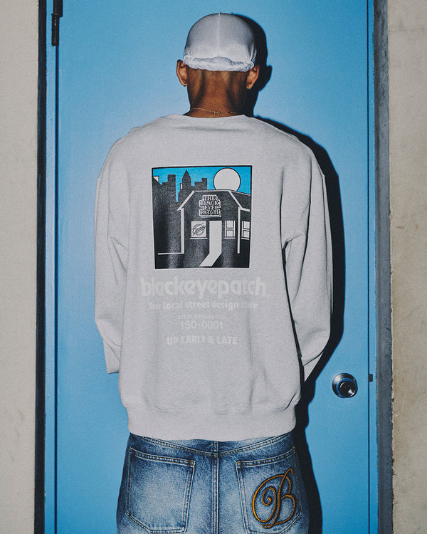 DESIGN STORE CREW SWEAT ASH