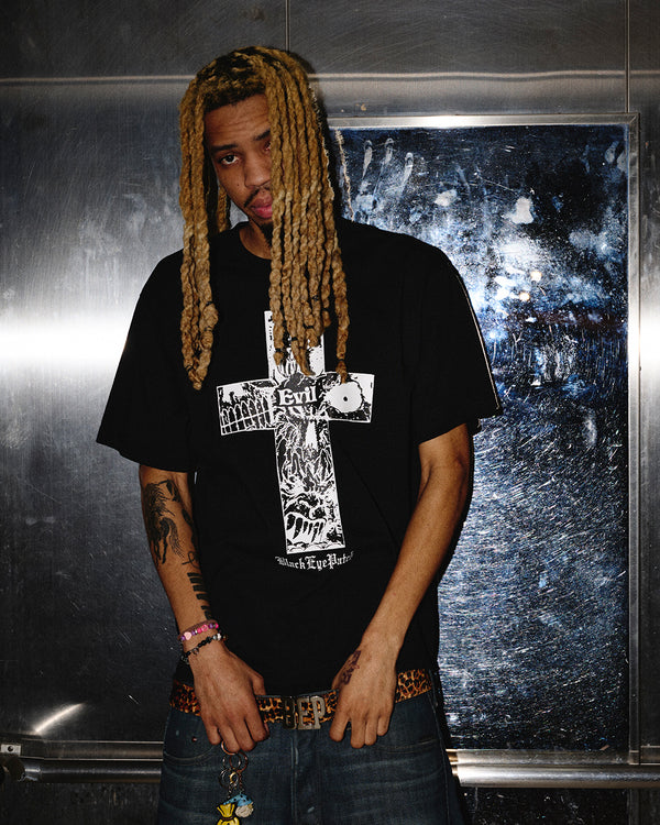 EVIL CROSS TEE BLACK
