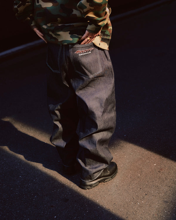 Extra Baggy Jeans, Rigid Indigo