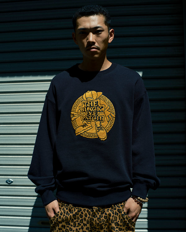 FRAMED OG BOY CREW SWEAT BLACK