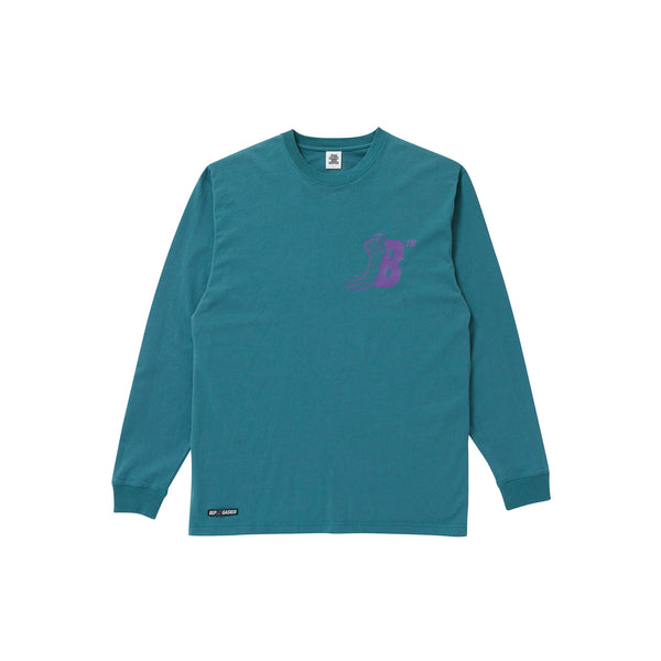 GASIUS LAYBACK L/S TEE F.GREEN