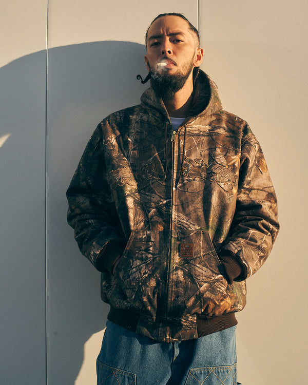 HWC REAL TREE CAMO HOODED JACKET