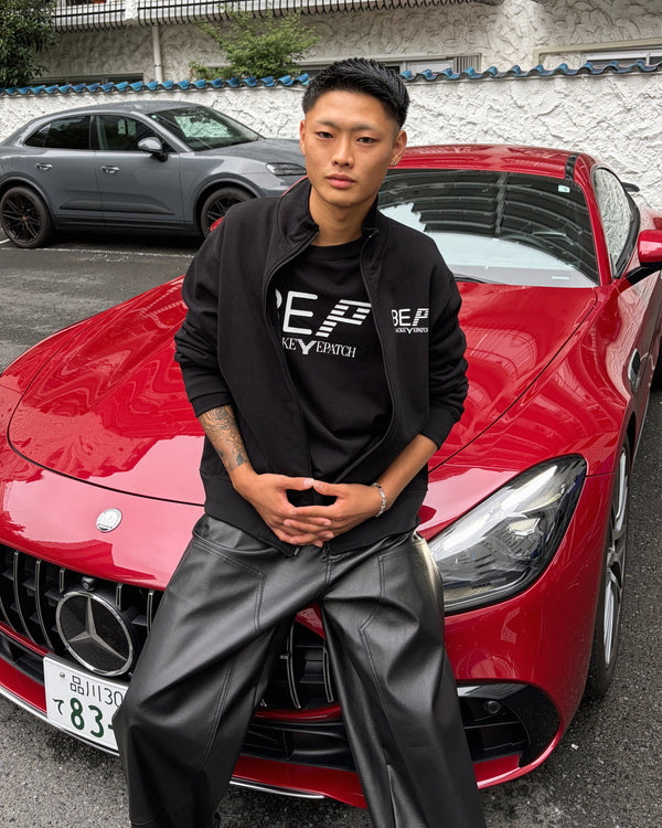 ITALY LOGO L/S TEE WHITE
