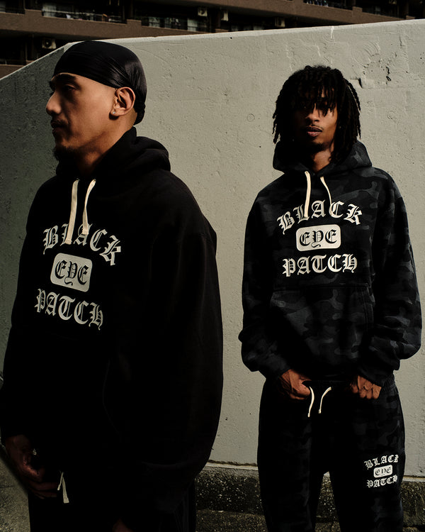 OE COLLEGE HOODIE BLACK CAMO