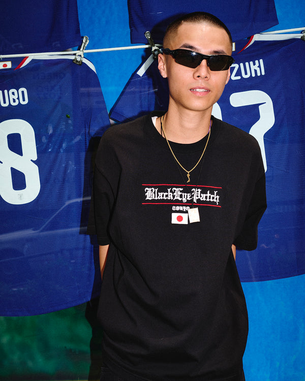 OE FLAG TEE BLACK