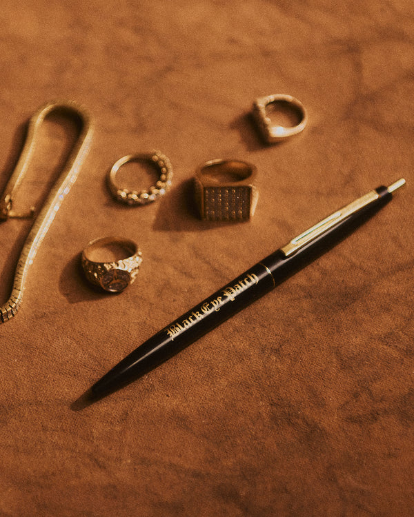 OE LOGO ClicGOLD BIC PEN BLACK