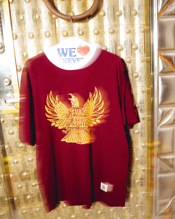 OG CONDOR EMBLEM TEE BURGUNDY