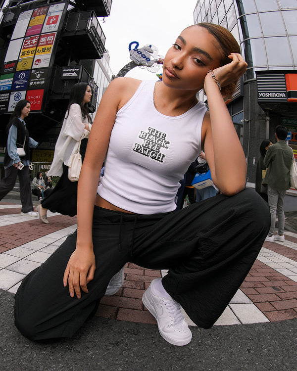 OG LABEL RIBBED TANK BLACK