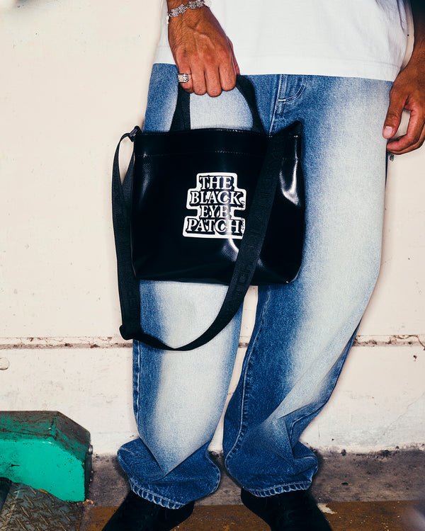 OG LABEL 2 WAY TOTE BLACK