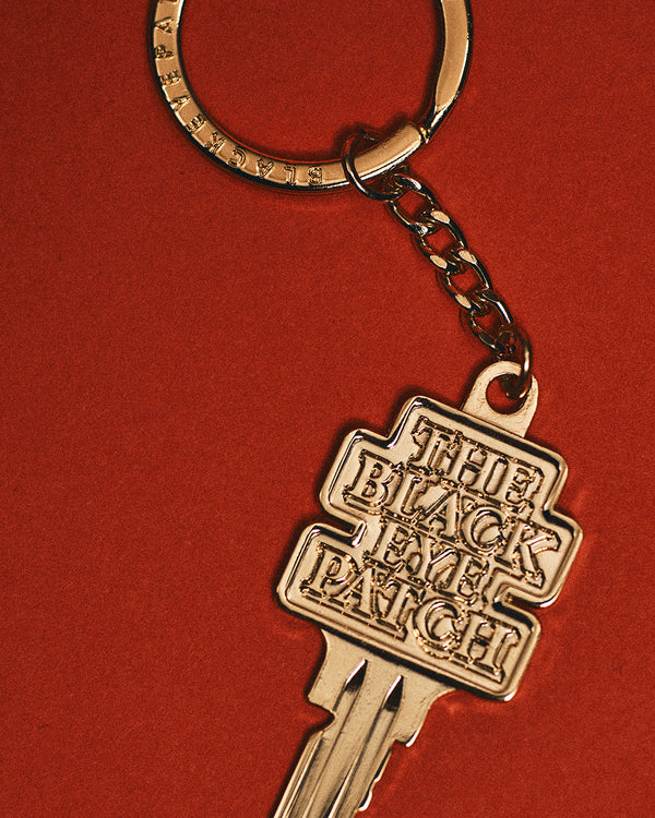 OG LABEL KEY KEYCHAIN GOLD