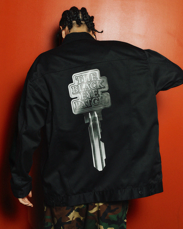 OG MASTERKEY TRUCKER JACKET BLACK