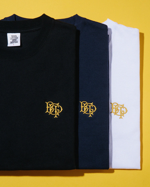 ROYAL EMBLEM EMBROIDERED HEAVYWEIGHT TEE WHITE