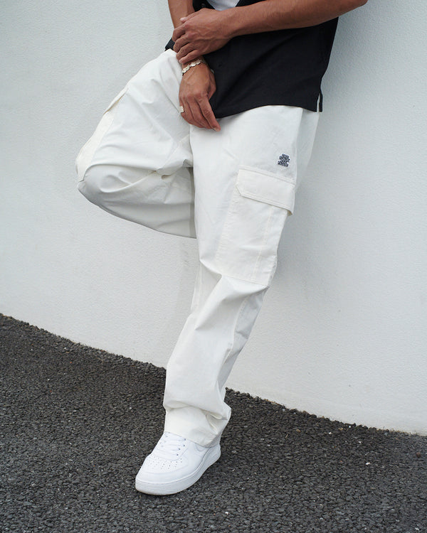 SMALL OG LIGHTWEIGHT CARGO PANTS WHITE