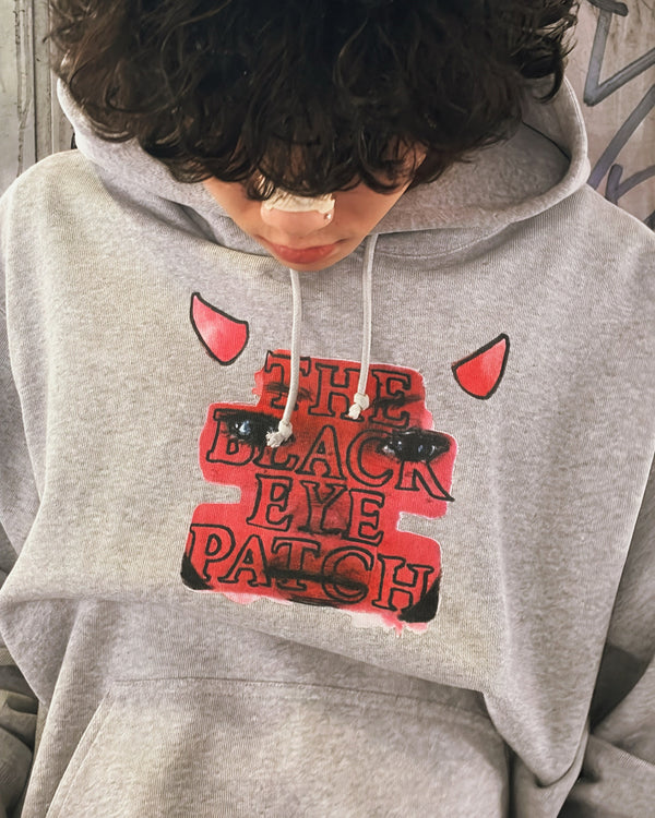 T-REX OG LABEL HOODIE HEATHER GRAY