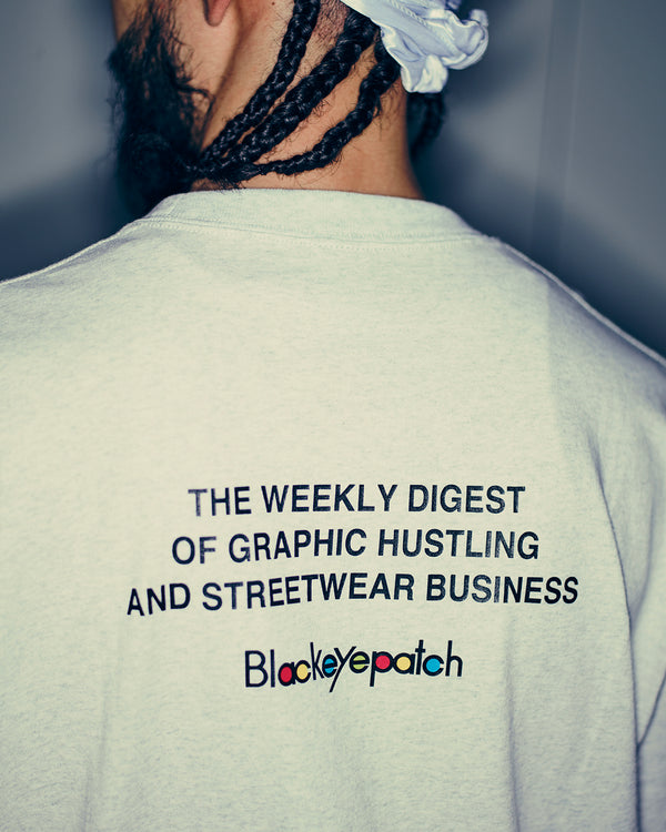 TOP CHART LOGO TEE NAVY