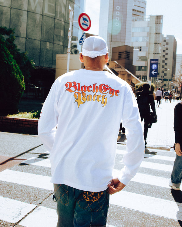 WESTSIDE FLAMES LOGO L/S TEE BLACK