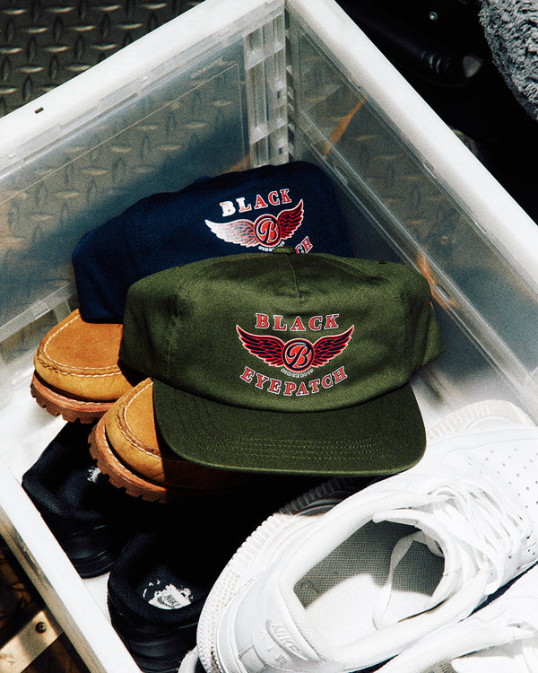 WING B LOGO CAP OLIVE